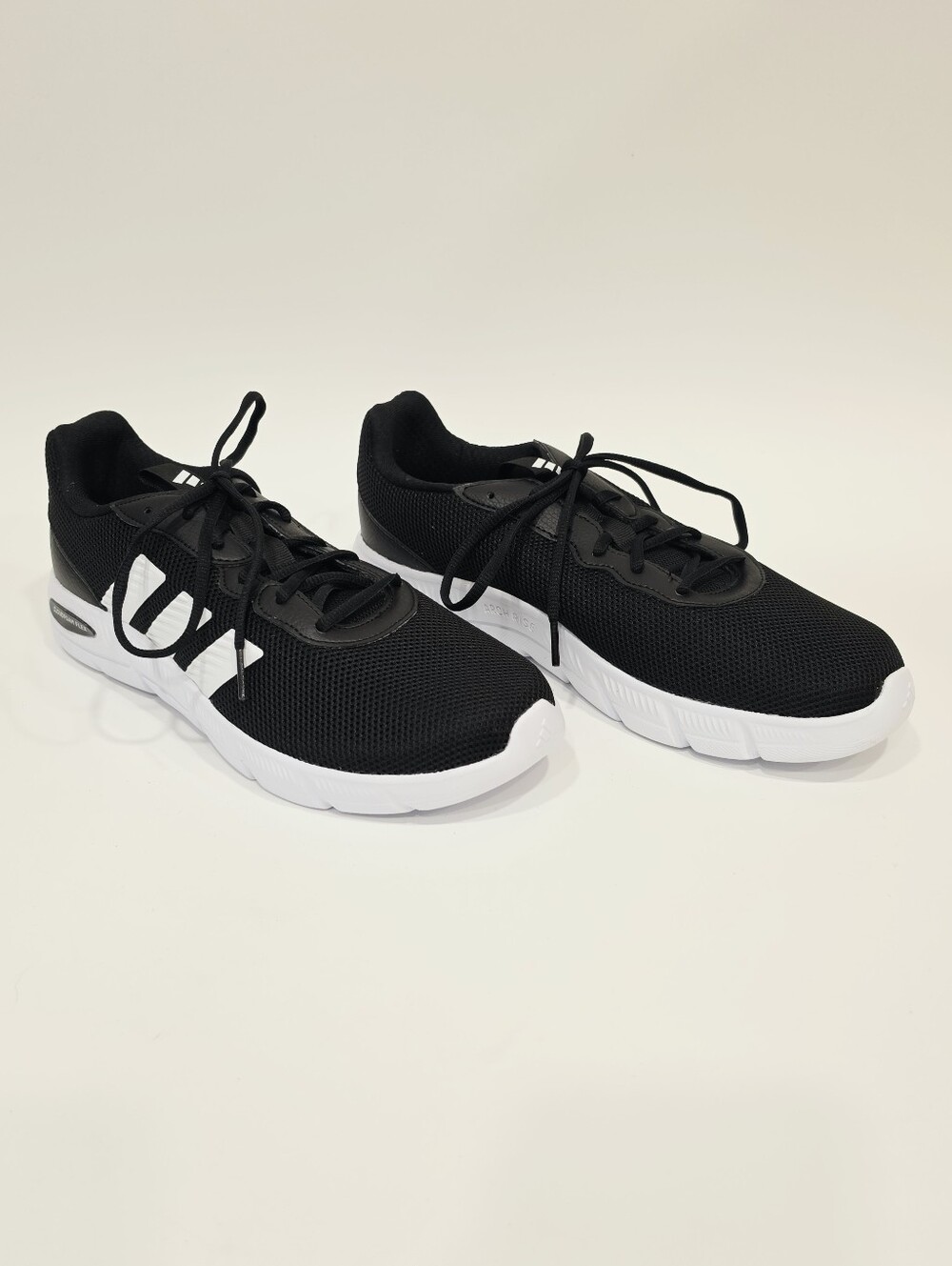Adidas Mens Cloudfoam Flex Black Athletic Running Shoes US Size 9.5
